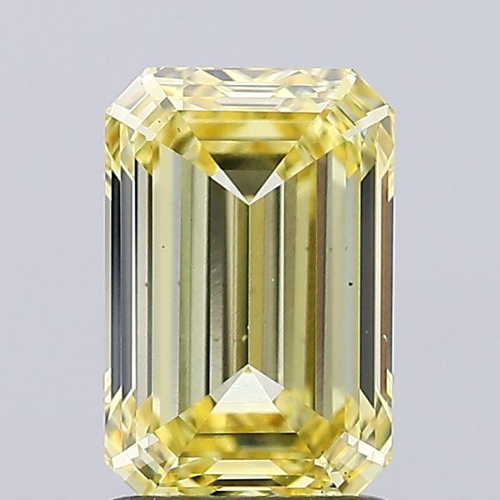 2.01 Carat Emerald Shaped, Ideal Cut, VS1 Clarity, IGI Certified Lab Grown Diamond