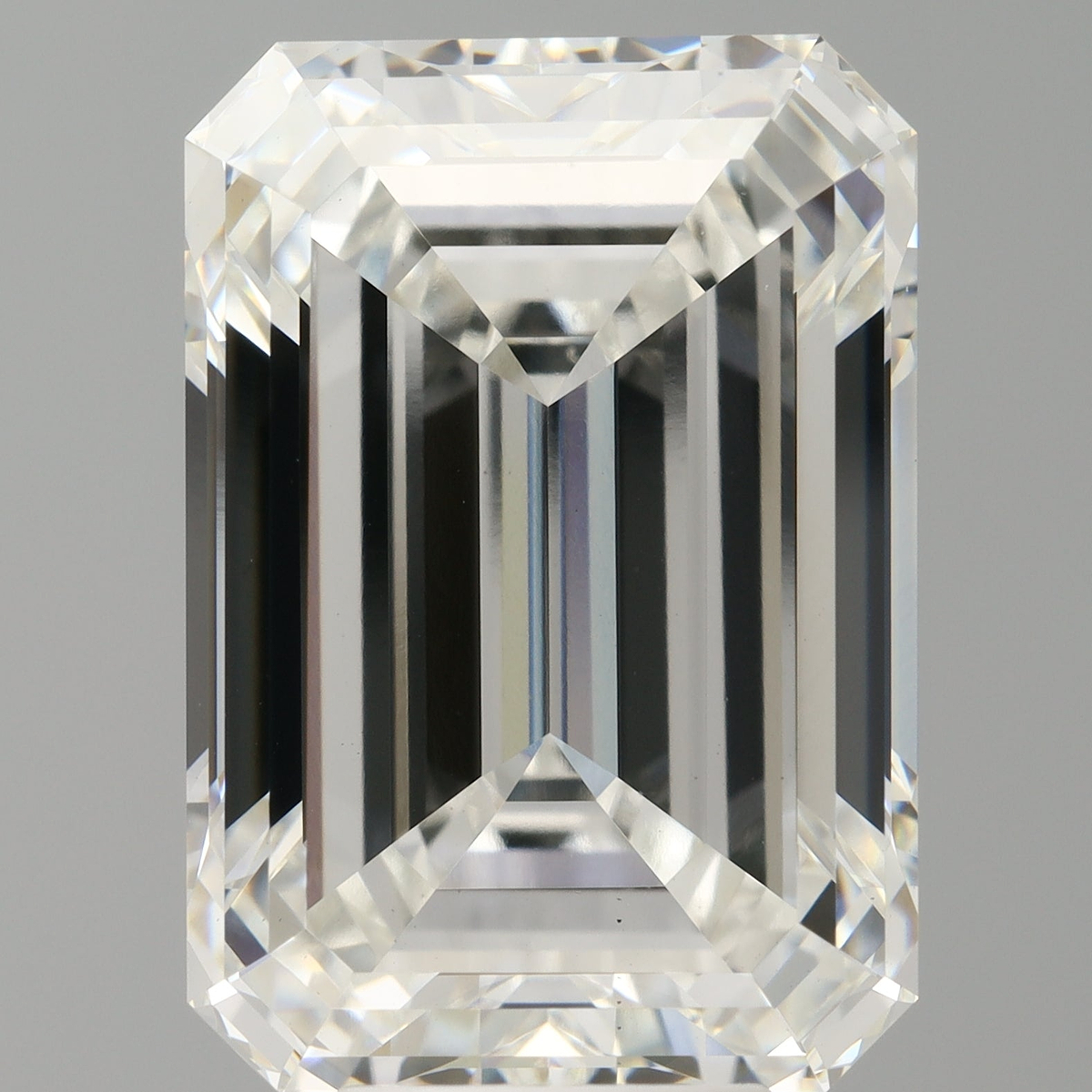 9.02 Carat Emerald Shaped, Ideal Cut, F Color, VS1 Clarity, IGI Certified Lab Grown Diamond