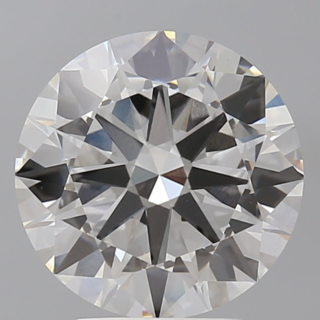 4.00 Carat Round Shaped, Excellent Cut, F Color, VVS2 Clarity, IGI Certified Lab Grown Diamond