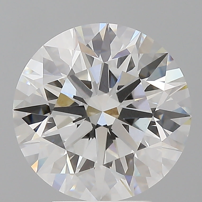 4.08 Carat Round Shaped, Ideal Cut, E Color, VVS2 Clarity, IGI Certified Lab Grown Diamond