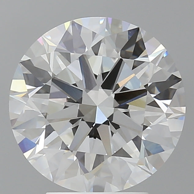 4.08 Carat Round Shaped, Ideal Cut, E Color, VVS2 Clarity, IGI Certified Lab Grown Diamond