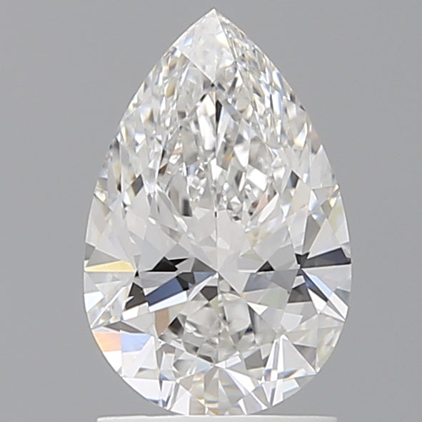 1.59 Carat Pear Shaped, Ideal Cut, E Color, VVS2 Clarity, IGI Certified Lab Grown Diamond