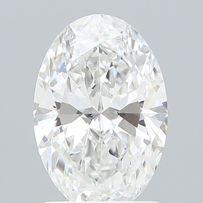 1.58 Carat Oval Shaped, Ideal Cut, E Color, VS1 Clarity, IGI Certified Lab Grown Diamond
