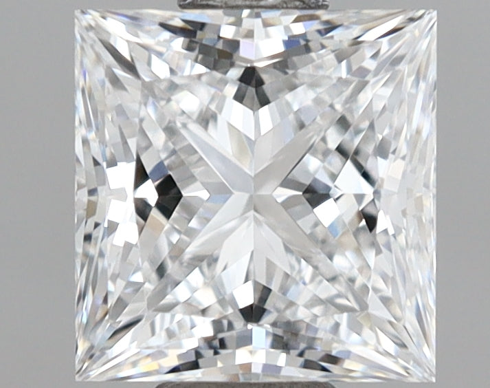1.02 Carat Princess Shaped, Ideal Cut, D Color, IF Clarity, IGI Certified Lab Grown Diamond