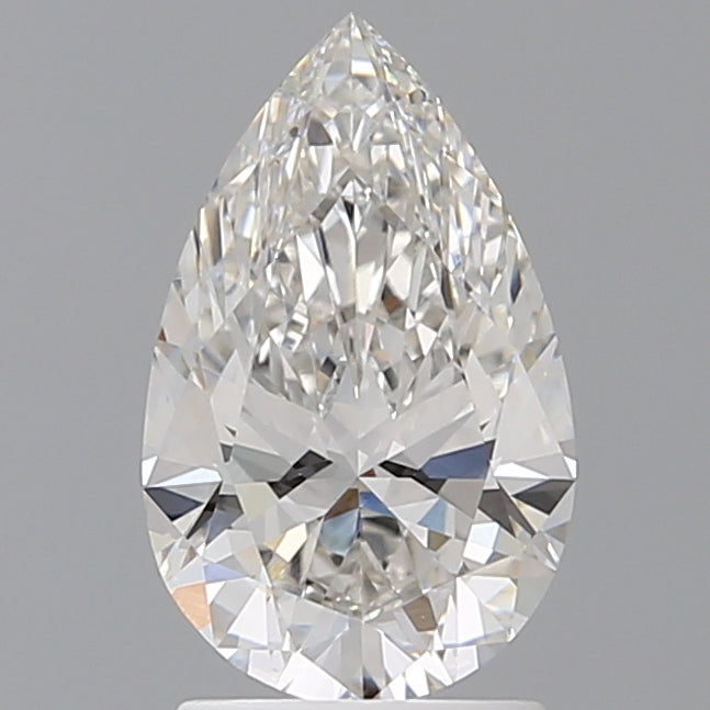 2.00 Carat Pear Shaped, Ideal Cut, F Color, VS1 Clarity, IGI Certified Lab Grown Diamond