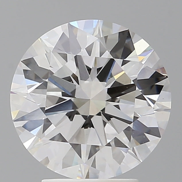 3.55 Carat Round Shaped, Ideal Cut, F Color, VS1 Clarity, IGI Certified Lab Grown Diamond