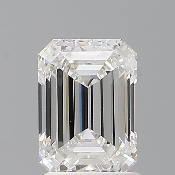 1.60 Carat Emerald Shaped, Ideal Cut, E Color, VVS2 Clarity, IGI Certified Lab Grown Diamond