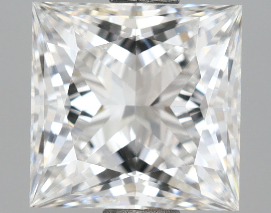 2.06 Carat Princess Shaped, Ideal Cut, E Color, VVS1 Clarity, IGI Certified Lab Grown Diamond
