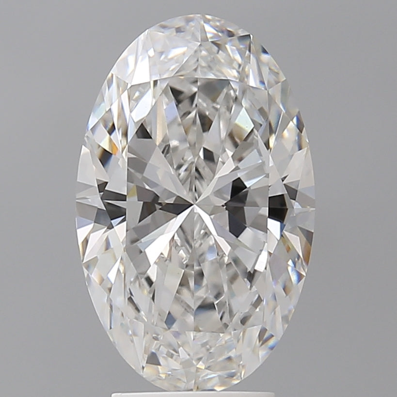 4.09 Carat Oval Shaped, Ideal Cut, E Color, VS1 Clarity, IGI Certified Lab Grown Diamond