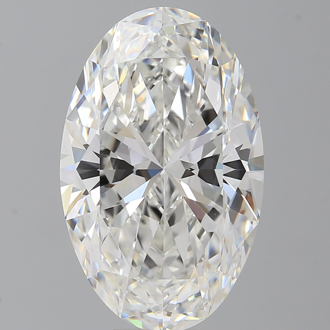10.03 Carat Oval Shaped, Ideal Cut, F Color, VVS2 Clarity, IGI Certified Lab Grown Diamond