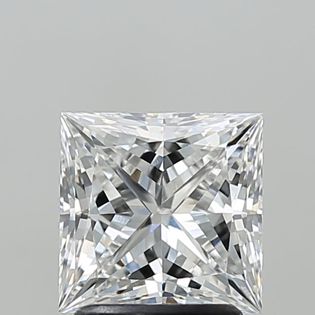 2.04 Carat Princess Shaped, Ideal Cut, E Color, VVS2 Clarity, IGI Certified Lab Grown Diamond