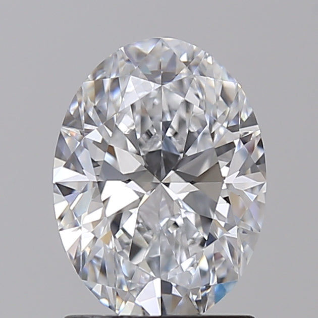 1.55 Carat Oval Shaped, Ideal Cut, D Color, VVS1 Clarity, IGI Certified Lab Grown Diamond