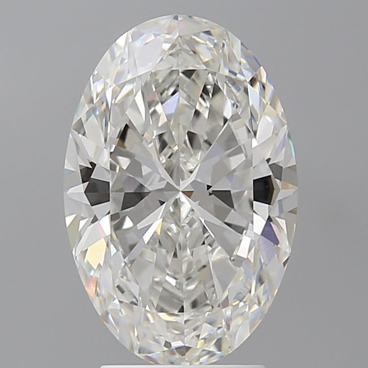 3.59 Carat Oval Shaped, Ideal Cut, F Color, VVS2 Clarity, IGI Certified Lab Grown Diamond