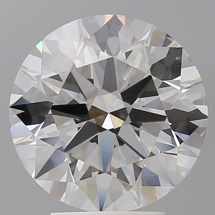4.04 Carat Round Shaped, Ideal Cut, F Color, VVS2 Clarity, IGI Certified Lab Grown Diamond