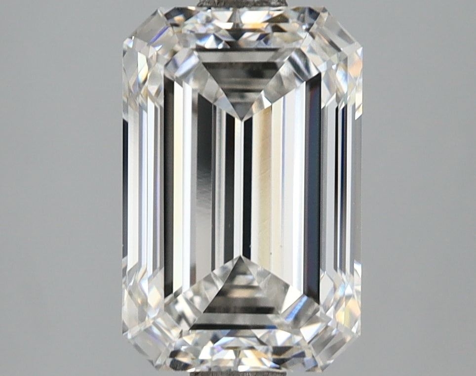 3.09 Carat Emerald Shaped, Ideal Cut, E Color, VS1 Clarity, IGI Certified Lab Grown Diamond
