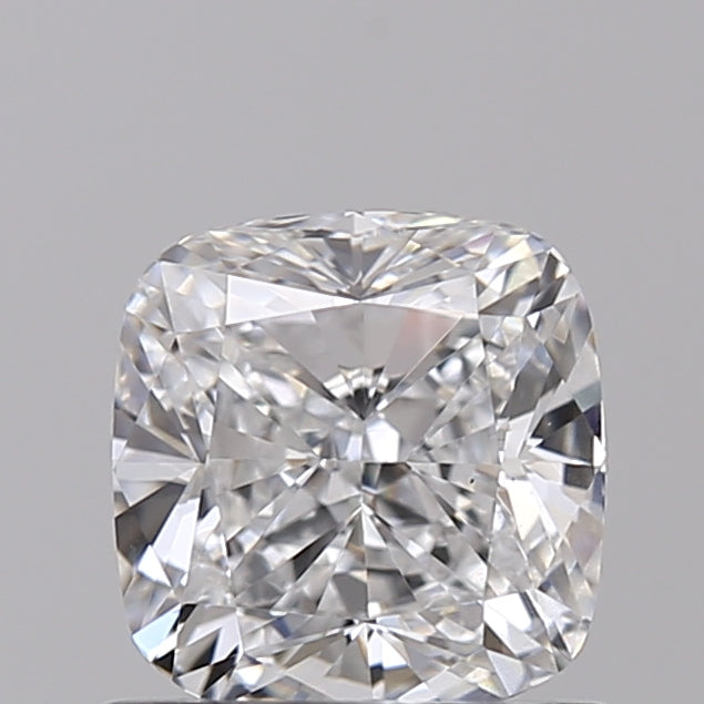 0.91 Carat Cushion Shaped, Ideal Cut, D Color, VS1 Clarity, IGI Certified Lab Grown Diamond