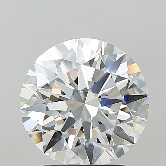 3.08 Carat Round Shaped, Ideal Cut, F Color, VVS2 Clarity, IGI Certified Lab Grown Diamond