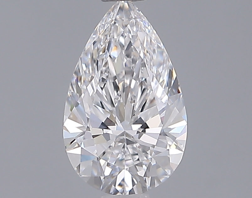 1.06 Carat Pear Shaped, Ideal Cut, D Color, VVS2 Clarity, IGI Certified Lab Grown Diamond
