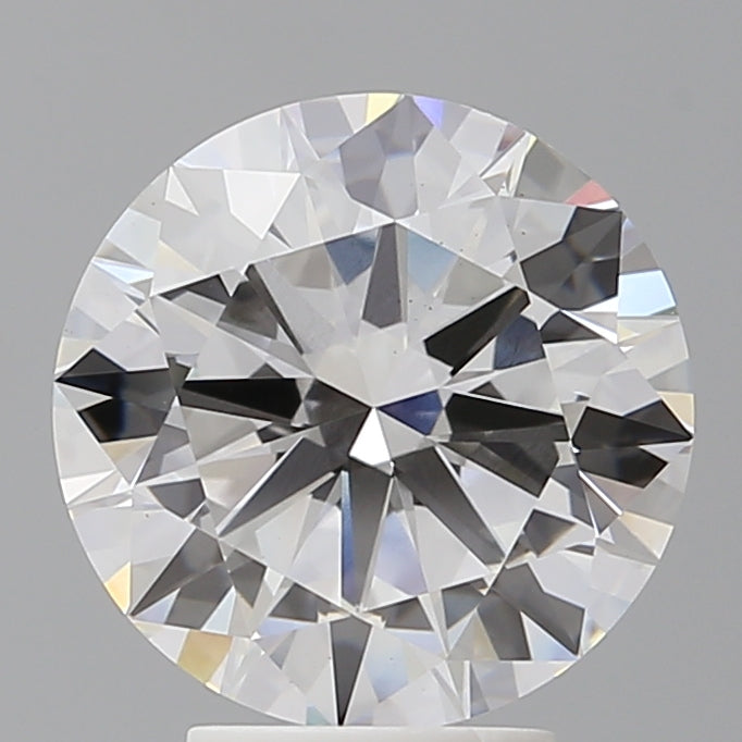 4.06 Carat Round Shaped, Excellent Cut, E Color, VS1 Clarity, IGI Certified Lab Grown Diamond