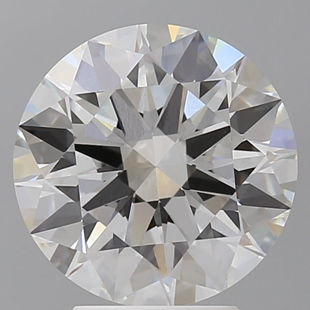4.02 Carat Round Shaped, Ideal Cut, F Color, VVS2 Clarity, IGI Certified Lab Grown Diamond