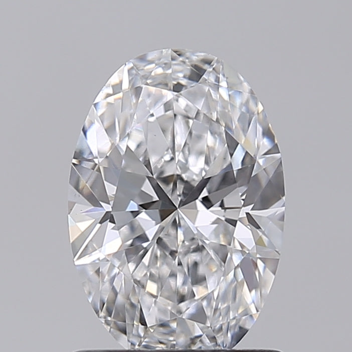 0.97 Carat Oval Shaped, Excellent Cut, D Color, VS1 Clarity, IGI Certified Lab Grown Diamond