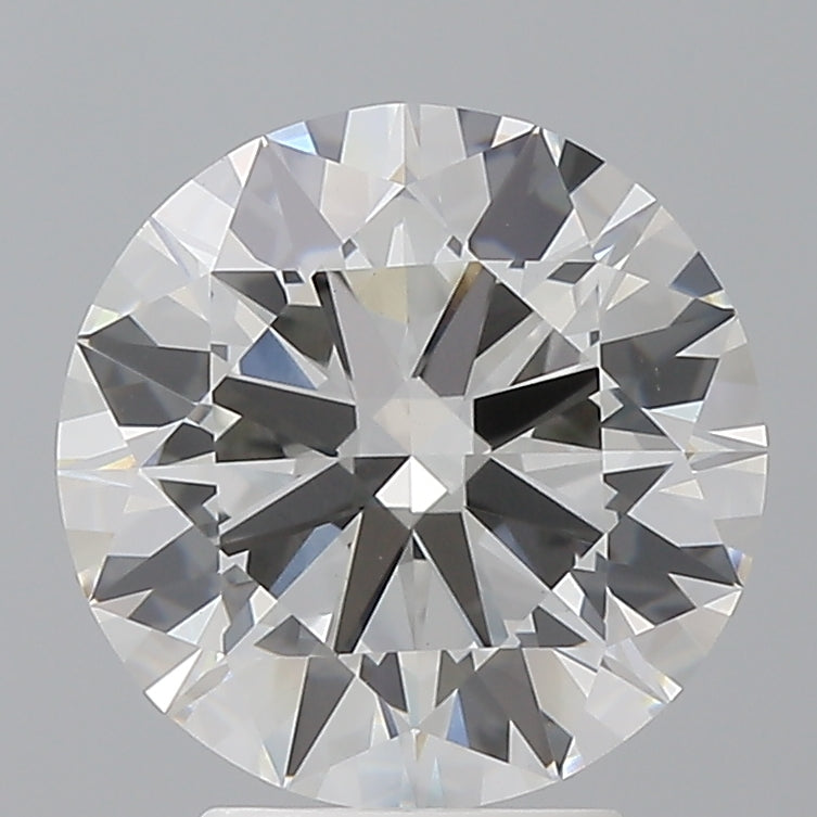 3.51 Carat Round Shaped, Ideal Cut, F Color, VS1 Clarity, IGI Certified Lab Grown Diamond