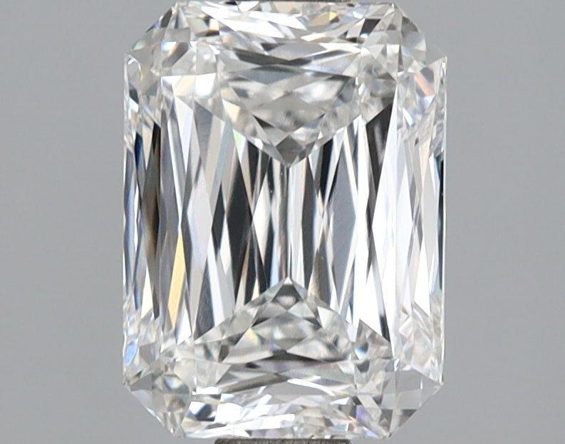 2.08 Carat Radiant Shaped, Ideal Cut, E Color, VVS2 Clarity, IGI Certified Lab Grown Diamond