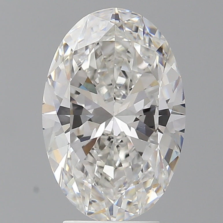 4.10 Carat Oval Shaped, Ideal Cut, E Color, VVS2 Clarity, IGI Certified Lab Grown Diamond