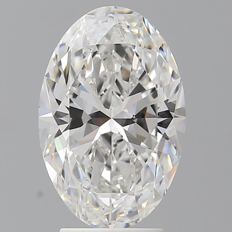 3.60 Carat Oval Shaped, Ideal Cut, E Color, VVS2 Clarity, IGI Certified Lab Grown Diamond