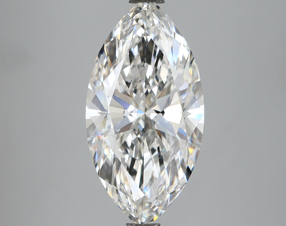 4.02 Carat Marquise Shaped, Ideal Cut, E Color, VVS1 Clarity, IGI Certified Lab Grown Diamond
