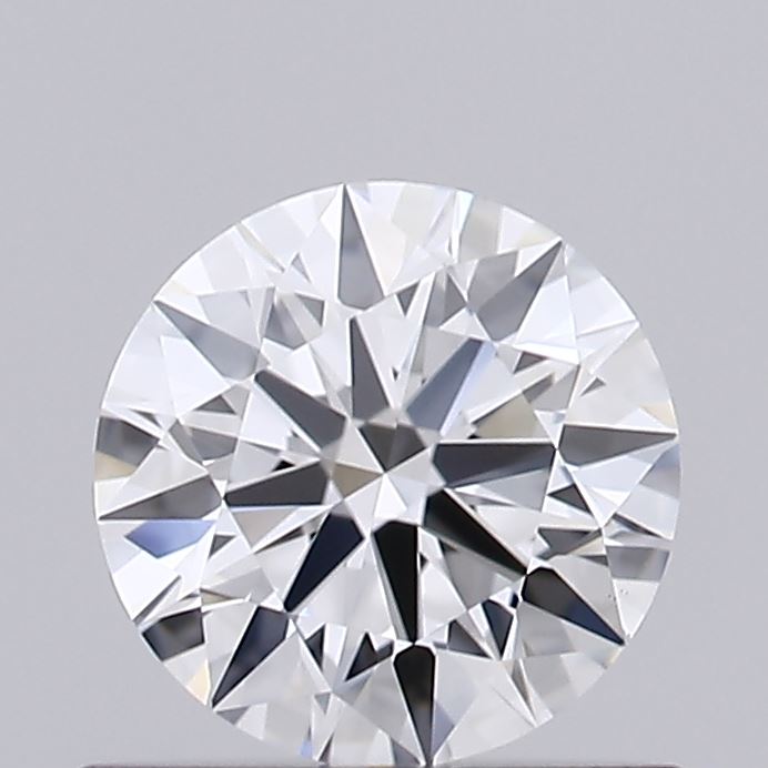 0.54 Carat Round Shaped, Ideal Cut, D Color, VS1 Clarity, IGI Certified Lab Grown Diamond