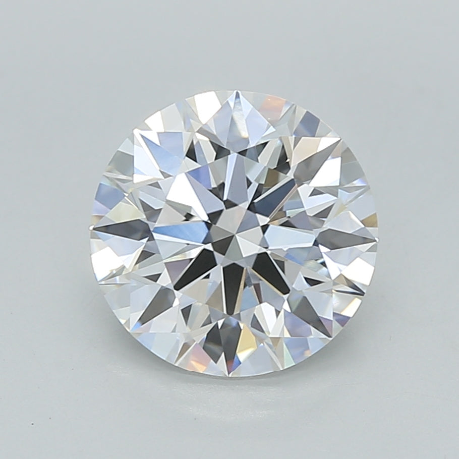 2.51 Carat Round Shaped, Ideal Cut, E Color, VVS2 Clarity, IGI Certified Lab Grown Diamond