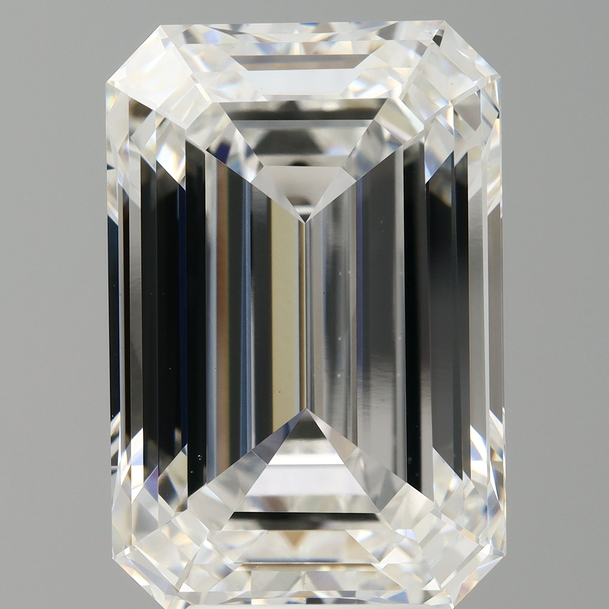 8.04 Carat Emerald Shaped, Ideal Cut, F Color, VVS2 Clarity, IGI Certified Lab Grown Diamond