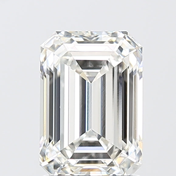 2.09 Carat Emerald Shaped, Ideal Cut, F Color, VS1 Clarity, IGI Certified Lab Grown Diamond
