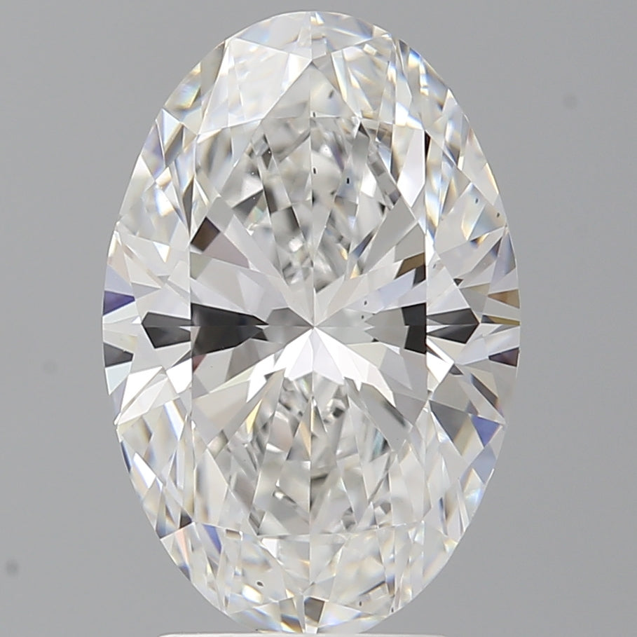 3.55 Carat Oval Shaped, Ideal Cut, E Color, VS1 Clarity, IGI Certified Lab Grown Diamond