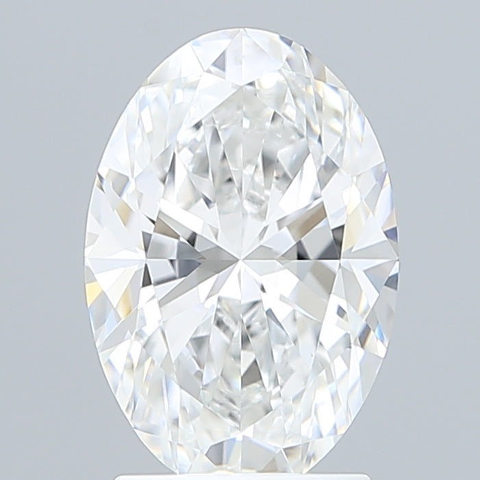 2.25 Carat Oval Shaped, Excellent Cut, D Color, VVS2 Clarity, IGI Certified Lab Grown Diamond