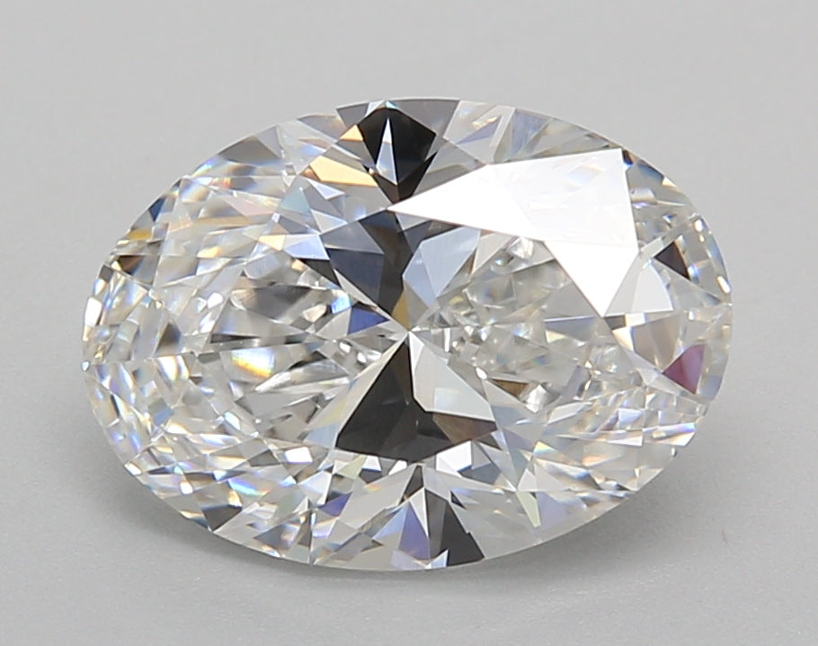 3.00 Carat Oval Shaped, Very Good Cut, E Color, VS1 Clarity, IGI Certified Lab Grown Diamond