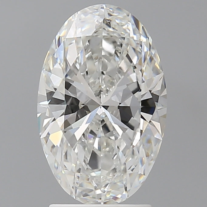 2.59 Carat Oval Shaped, Ideal Cut, E Color, VVS2 Clarity, IGI Certified Lab Grown Diamond