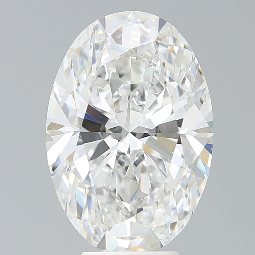 6.38 Carat Oval Shaped, Ideal Cut, F Color, VS1 Clarity, IGI Certified Lab Grown Diamond