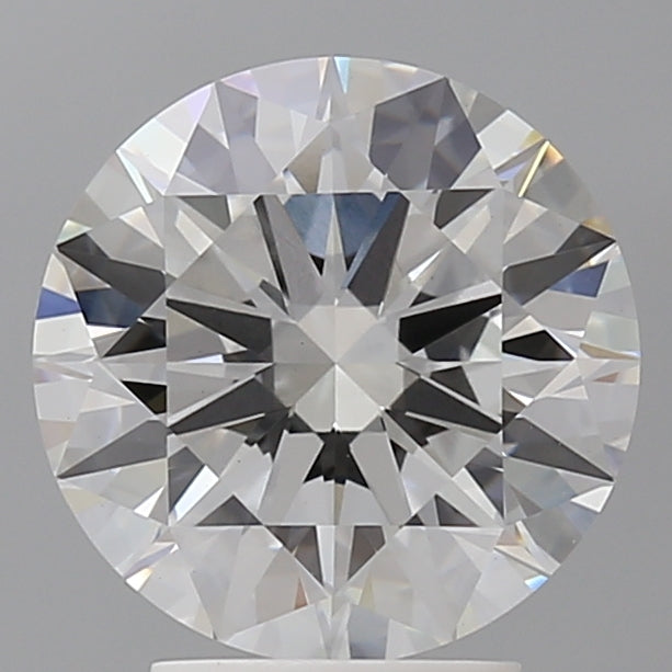 3.51 Carat Round Shaped, Ideal Cut, F Color, VVS2 Clarity, IGI Certified Lab Grown Diamond