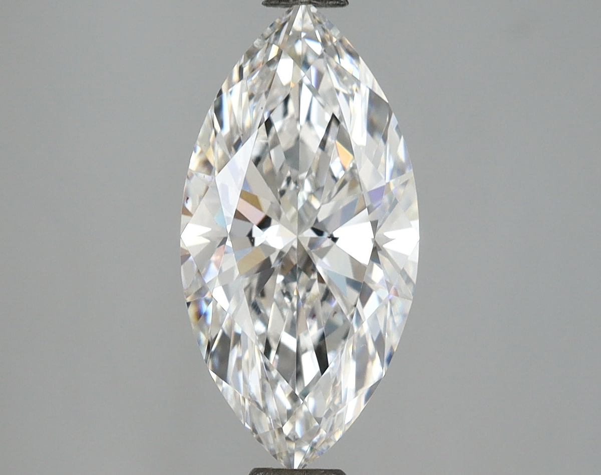 2.56 Carat Marquise Shaped, Ideal Cut, E Color, VS1 Clarity, IGI Certified Lab Grown Diamond