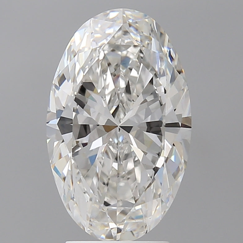 3.59 Carat Oval Shaped, Excellent Cut, E Color, VVS2 Clarity, IGI Certified Lab Grown Diamond