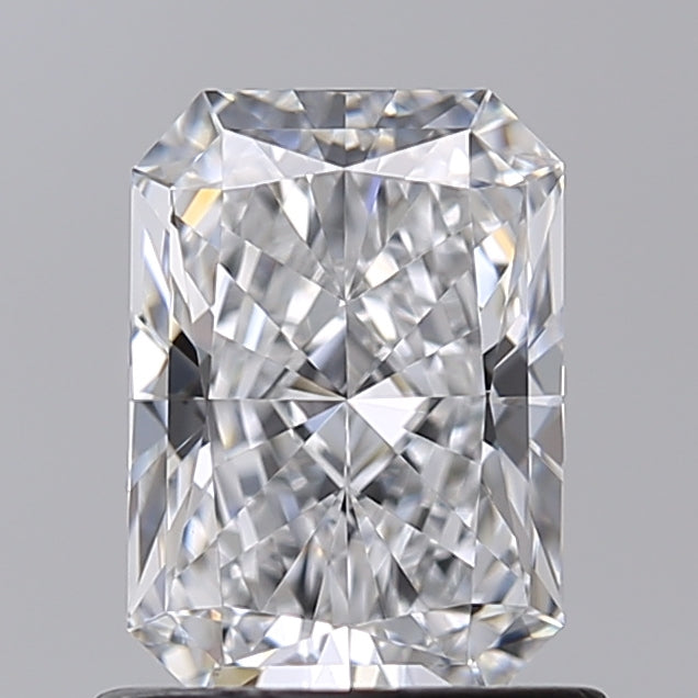 1.02 Carat Radiant Shaped, Ideal Cut, D Color, VVS2 Clarity, IGI Certified Lab Grown Diamond