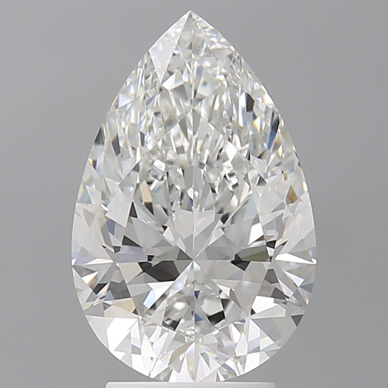 3.50 Carat Pear Shaped, Ideal Cut, E Color, VVS2 Clarity, IGI Certified Lab Grown Diamond