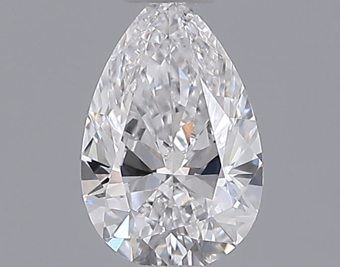 0.52 Carat Pear Shaped, Ideal Cut, D Color, VVS1 Clarity, IGI Certified Lab Grown Diamond