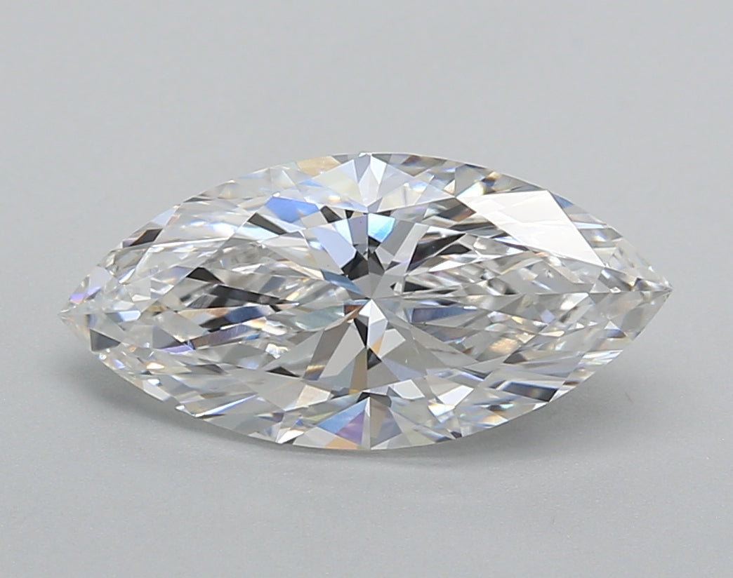 2.18 Carat Marquise Shaped, Excellent Cut, E Color, VS1 Clarity, IGI Certified Lab Grown Diamond