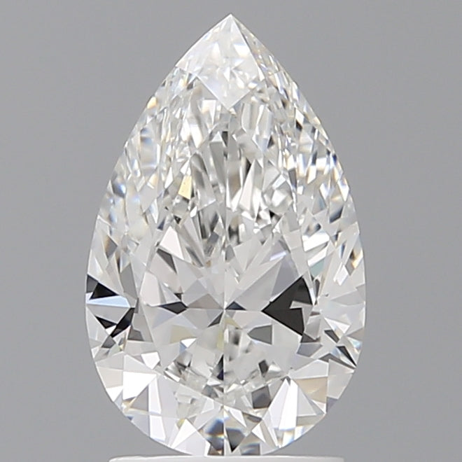 2.10 Carat Pear Shaped, Ideal Cut, E Color, VVS2 Clarity, IGI Certified Lab Grown Diamond