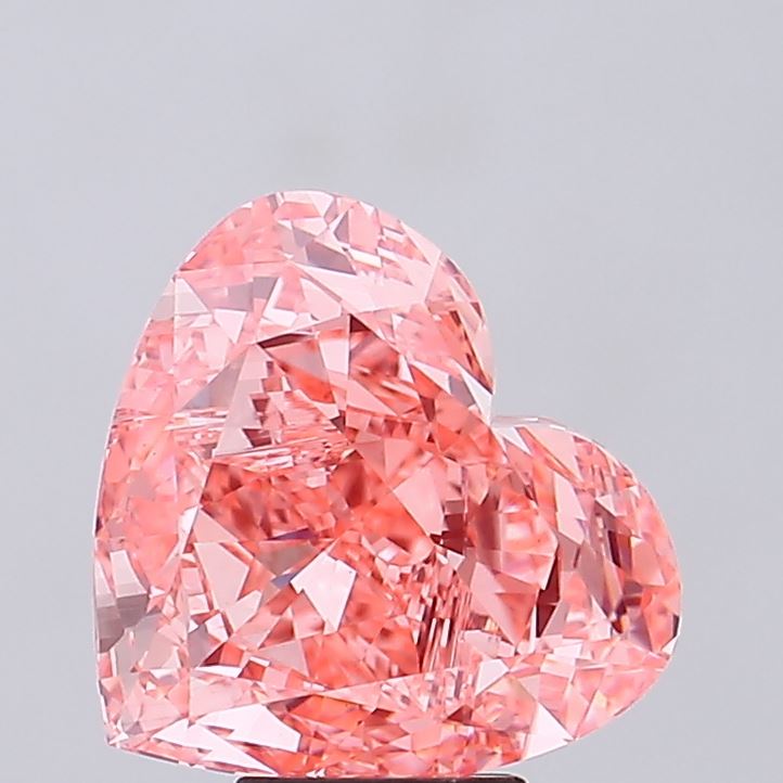 6.75 Carat Heart Shaped, Very Good Cut, VS1 Clarity, IGI Certified Lab Grown Diamond