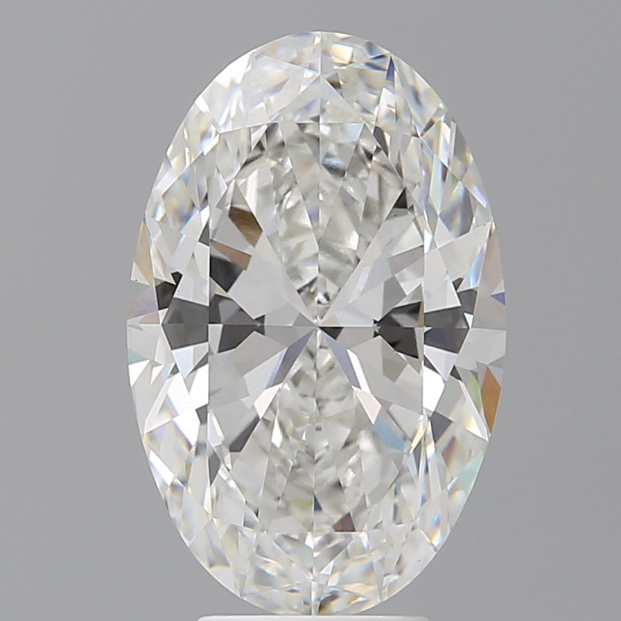 5.59 Carat Oval Shaped, Ideal Cut, F Color, VVS2 Clarity, IGI Certified Lab Grown Diamond
