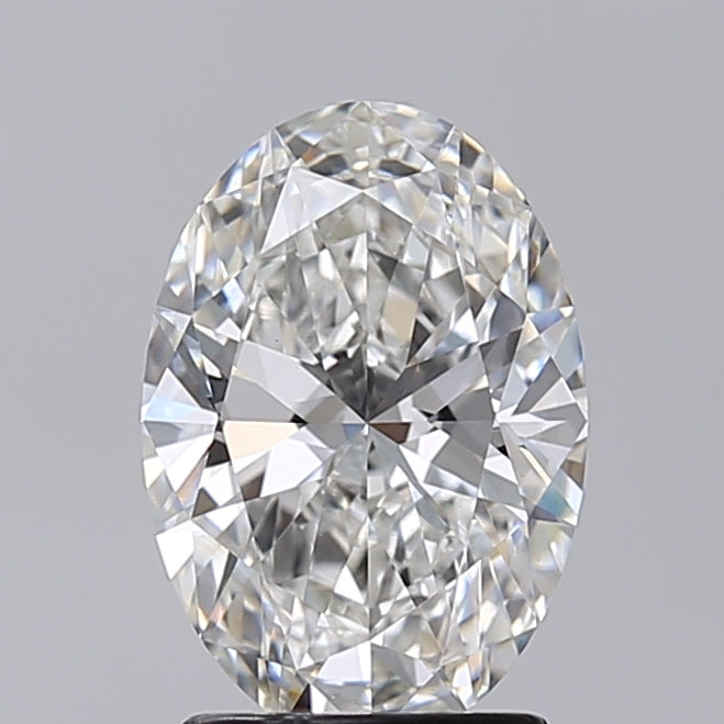 2.00 Carat Oval Shaped, Excellent Cut, F Color, VVS2 Clarity, IGI Certified Lab Grown Diamond